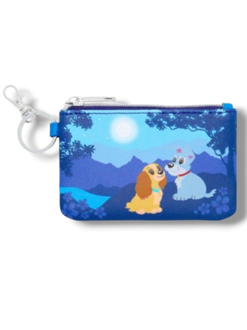 Loungefly Disney Lady and the Tramp Moonlight Stroll ID Holder Coin Purse NWOT